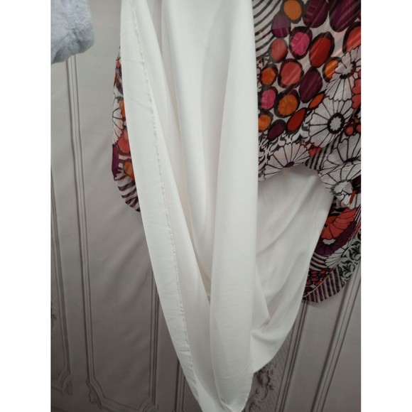 20 Something Dress SZ L Pink Striped Floral Chiffon Spaghetti Straps Lined EUC - Picture 10 of 16